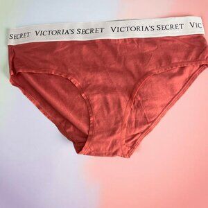 Victoria' s Secret NWT Logo Cotton High-Leg Brief Panty Underwear M/M